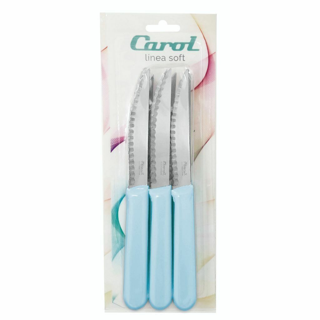 [941006CAR-VE] Cuchillo Mesa x6 Carol (Verde)