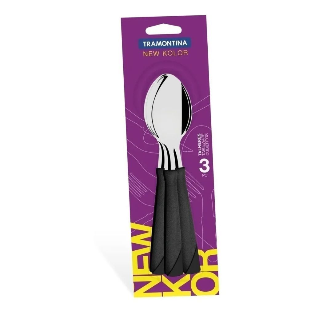 [923163/900] Cuchara Tramontina negra NEW COLOR x12