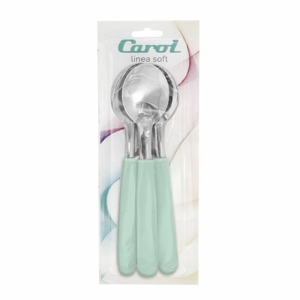 [940806CAR-CE] Cuchara Mesa x6 Carol (Celeste)
