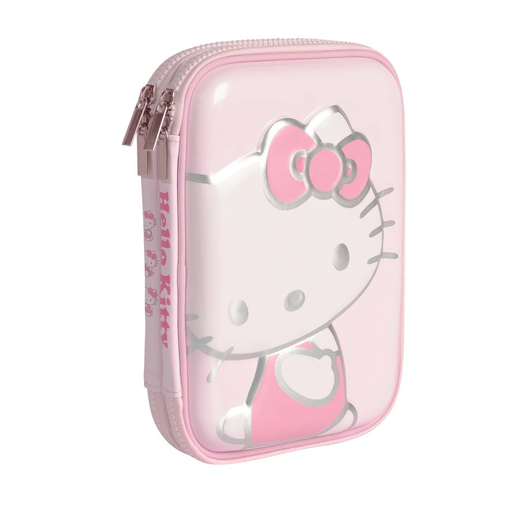 [81514165] CARTUCHERA DOBLE EVA HELLO KITTY MOOVING