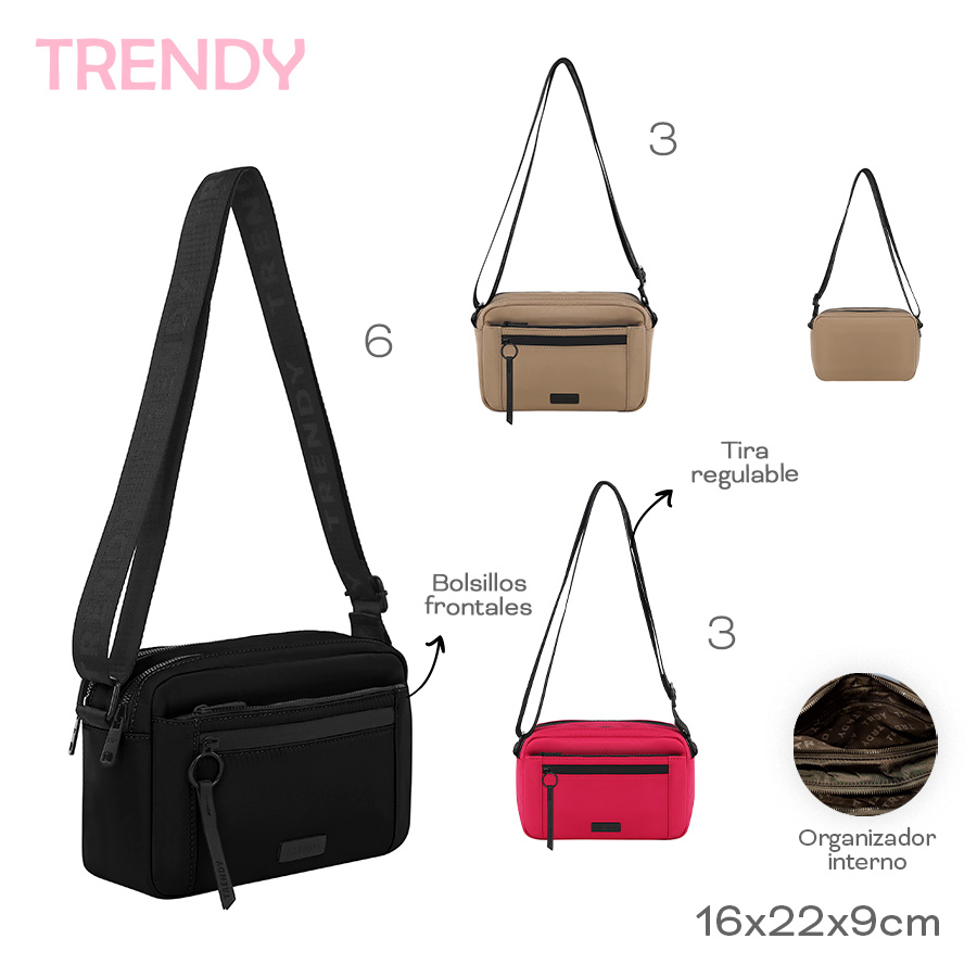 [130032-NEG] MORRAL TRENDY (Negro)
