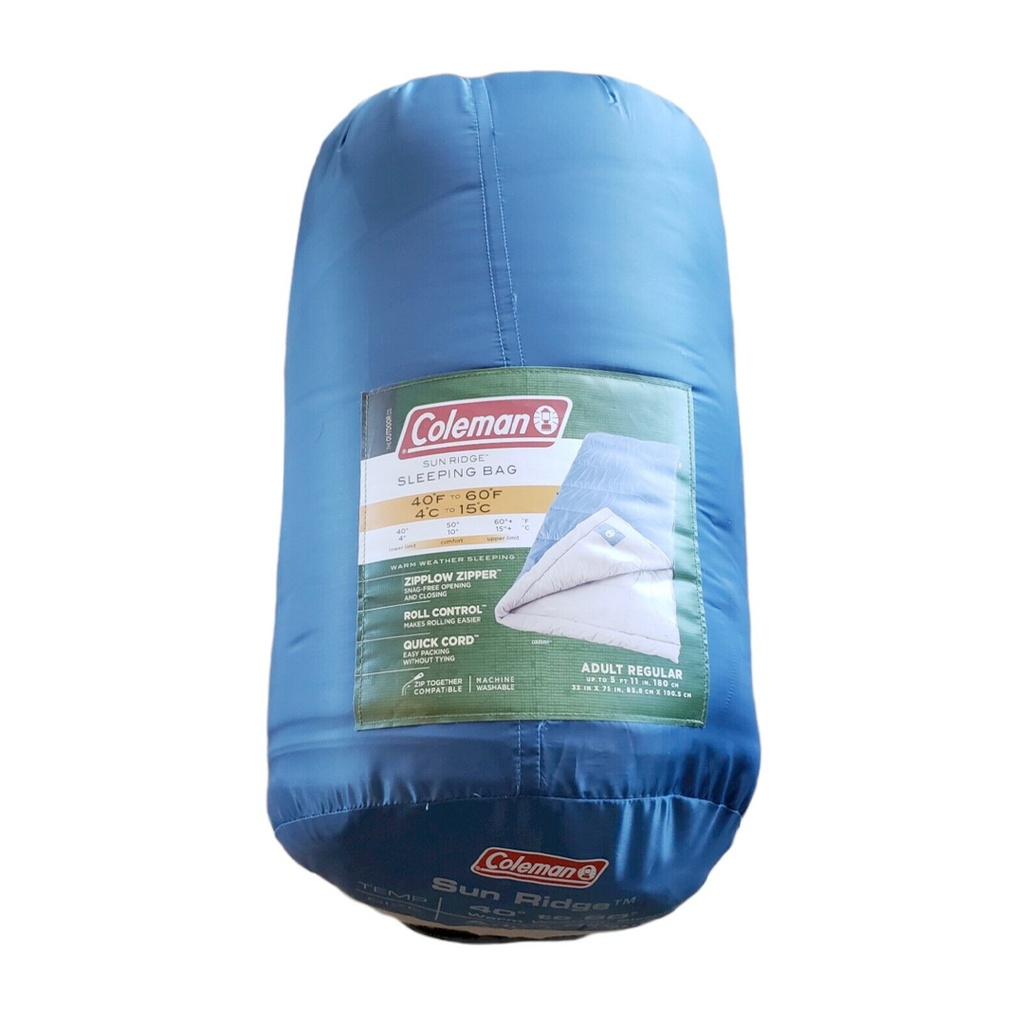 [92010200840000] BOLSA DE DORMIR COLEMAN SUN RIDGE 4C 1.90 X 0.84CM