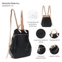 MOCHILA PALERMO SKORA 35,5x30x11 CM NEGRA