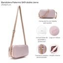 BANDOLERA PALERMO SKORA LAVANDA 27x15x11 CM
