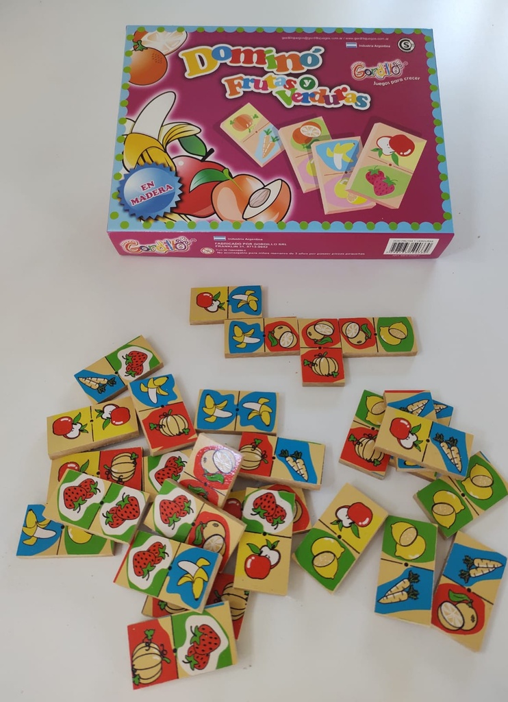 [81MES-DOM-00006] DOMINO FRUTAS Y VERDURAS