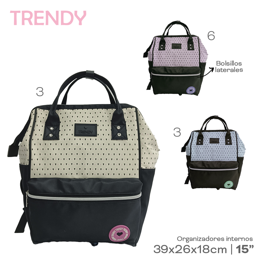 [322350-CEL] MOCHILA TRENDY (Celeste)