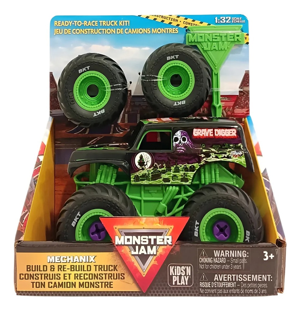 [815004570] MONSTER JAM 1:32 GRAVE DIGGER