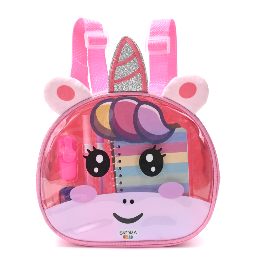 [341177] MOCHILA CON SET LIBRERIA INCLUYE CUADERNO SKORA KAWAII
