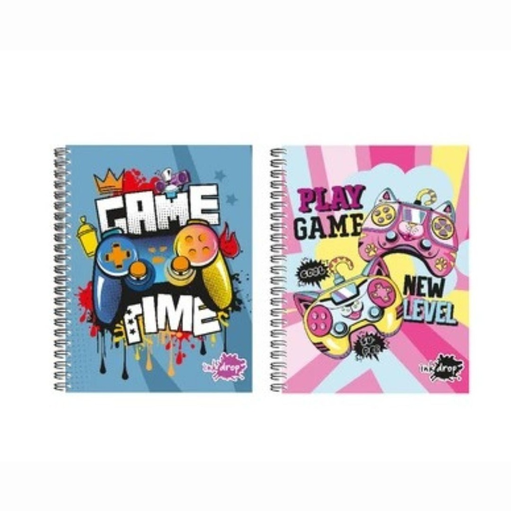 [657289] CUADERNO A4 22X29CM TAPA DURA GAMER