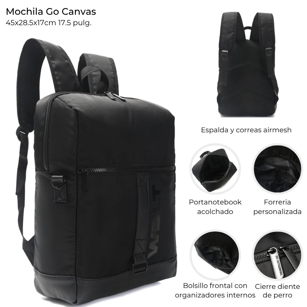 [338585] MOCHILA GO CANVAS 45x28x17 CM 17,5 " WANDERLUST