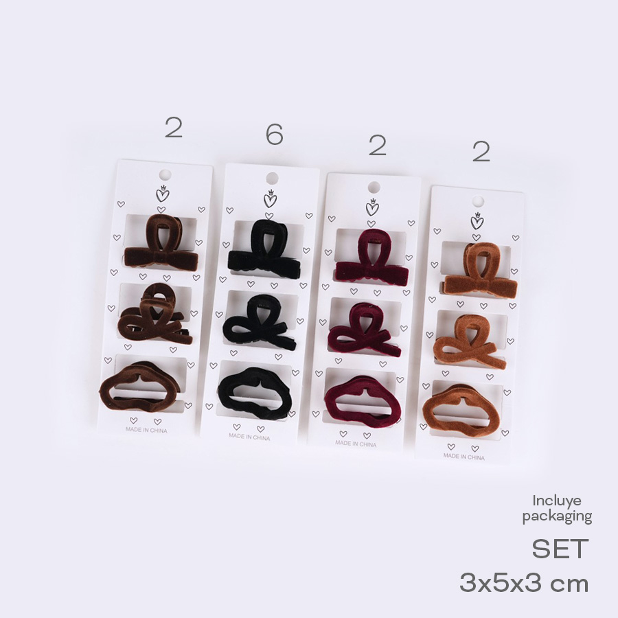 [854826] SET BROCHES TRENDY