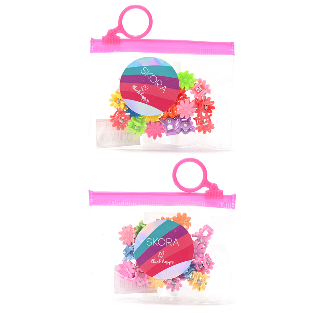 [844317] BROCHES FLORCITAS EN BOLSITA SKORA