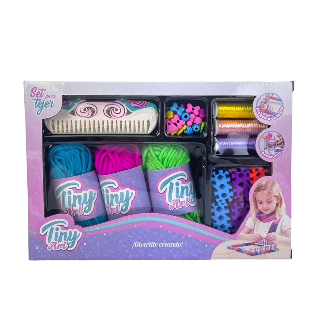 [8157341] SET PARA TEJER CON ACCESORIOS TINY