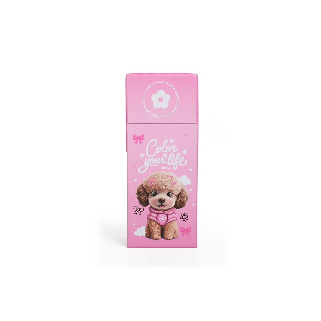 [6ST160] SET DE ESCRITORIO + MARCADORES X24 POODLE CHIMOLA