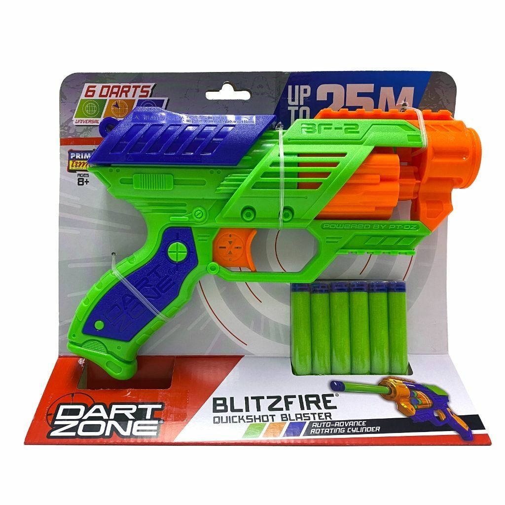 [8161083] Pistolas Dart Zone Blitzfire Quickshot
