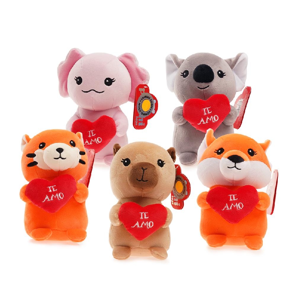 [811736PHI] PELUCHE ANIMALES CON CORAZON 18CM PHI PHI TOYS