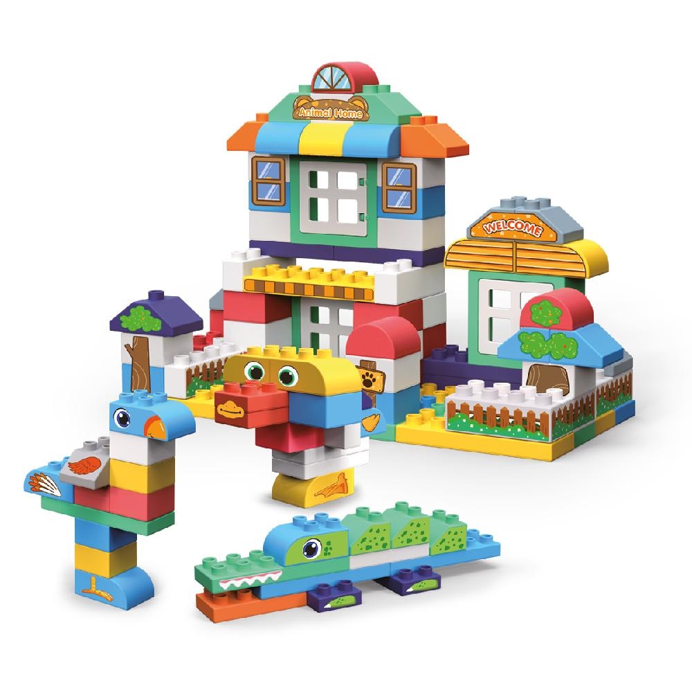 [81BB014] BLOQUES SOFT 151 PIEZAS CON STICKERS PHI PHI TOYS