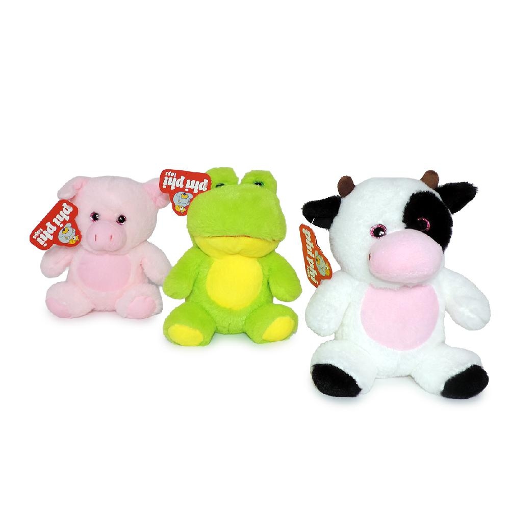 [813459] PELUCHE ANIMALES SURTIDOS 20 CM PHI PHI TOYS