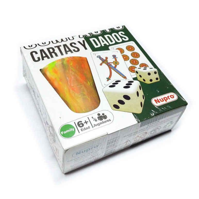 CARTAS Y DADOS COMPACTO