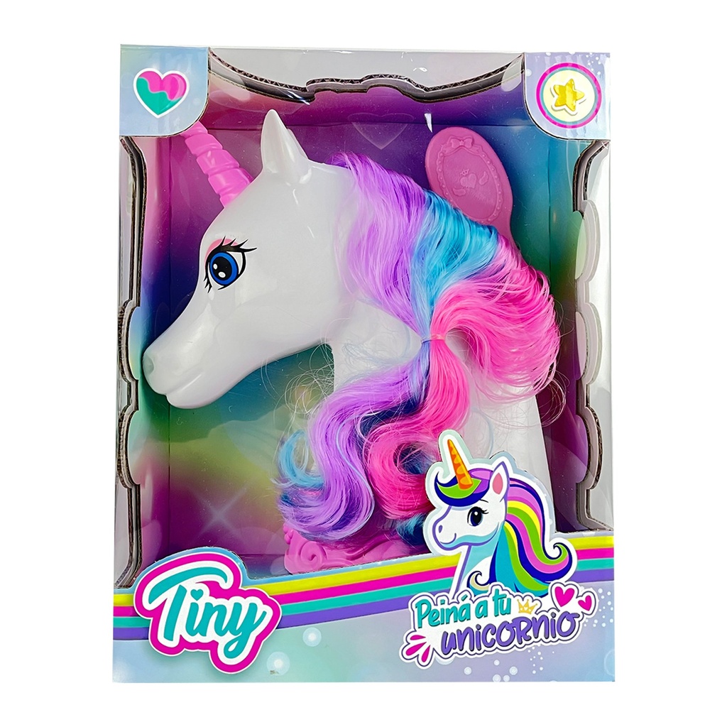 [8155074] UNICORNIO PARA PEINAR TINY 27x21x11 CM