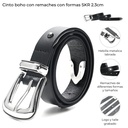 CINTO BOHO CON REMACHES CON FORMAS SKORA 2,3CM