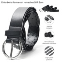 CINTO BOHO FORMA CON REMACHES SKORA 3CM
