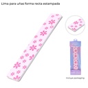 LIMA PARA UÑAS RECTANGULAR ESTAMPADA SKORA