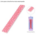 LIMA PARA UÑAS RECTANGULAR ESTAMPADA SKORA