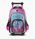 MOCHILA CARRO 18" CON LUZ LED I LOVE FOOTY