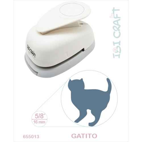 [6655013] PERFORADORA ARTISTICA 17mm 3/4"" GATITO 1"