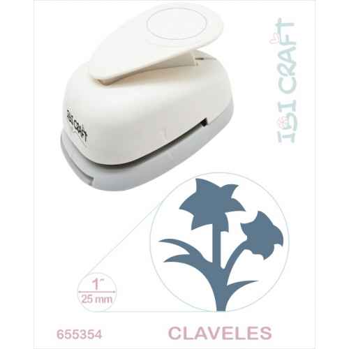 [6655354] PERFORADORA ARTISTICA 25mm 1"" CLAVELES"