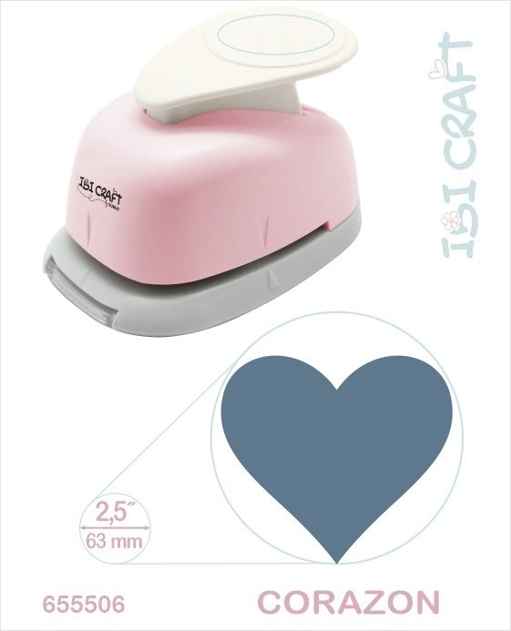 Perforadora Artistica 63mm 2,5" Corazon
