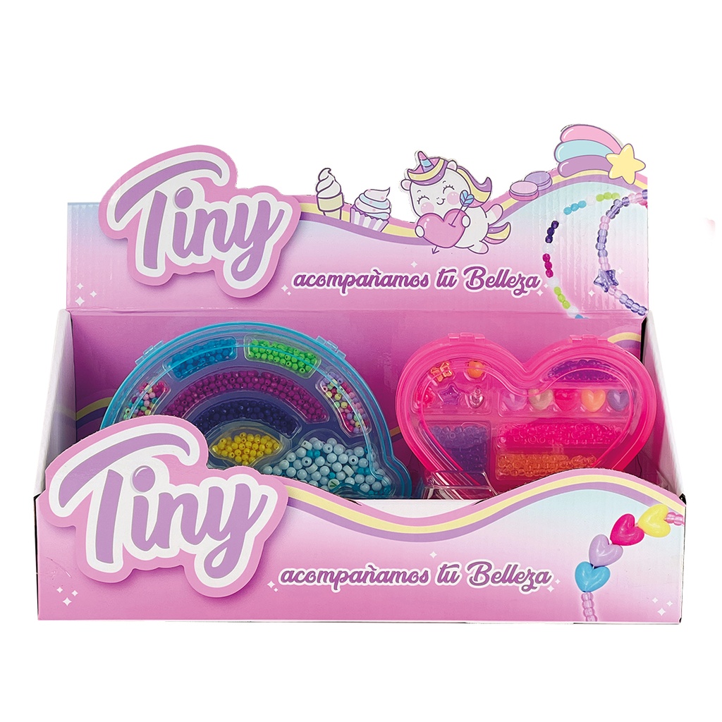SET DE BIJOUTERIE CORAZÓN - ARCOIRIS
(6 PIEZAS / DISPLAY BOX)