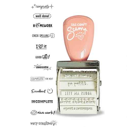 [6841604] STAMP SET TEACHER INGLES (SELLO + ALMOHADILLA)