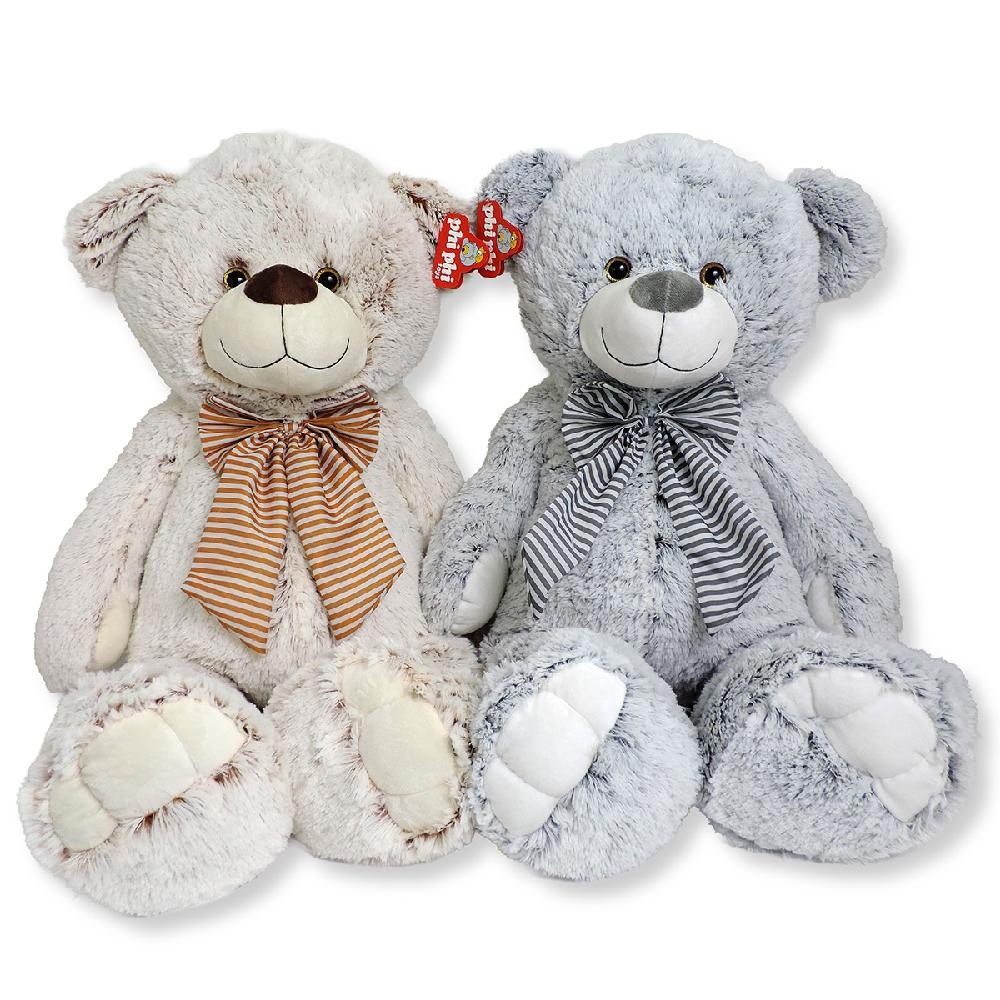 PELUCHE OSO CON MOÑO 60CM SENTADO PHI PHI TOYS
