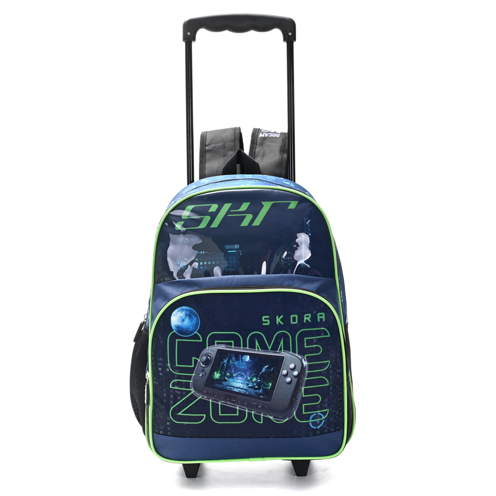 [337651] MOCHILA CARRO GAMER GAME ZONE CON LLAVERO 16" SKORA 40x29x17 CM