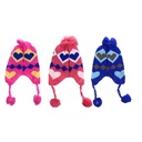 Gorro Coya infantil c/micropolar c/pompon