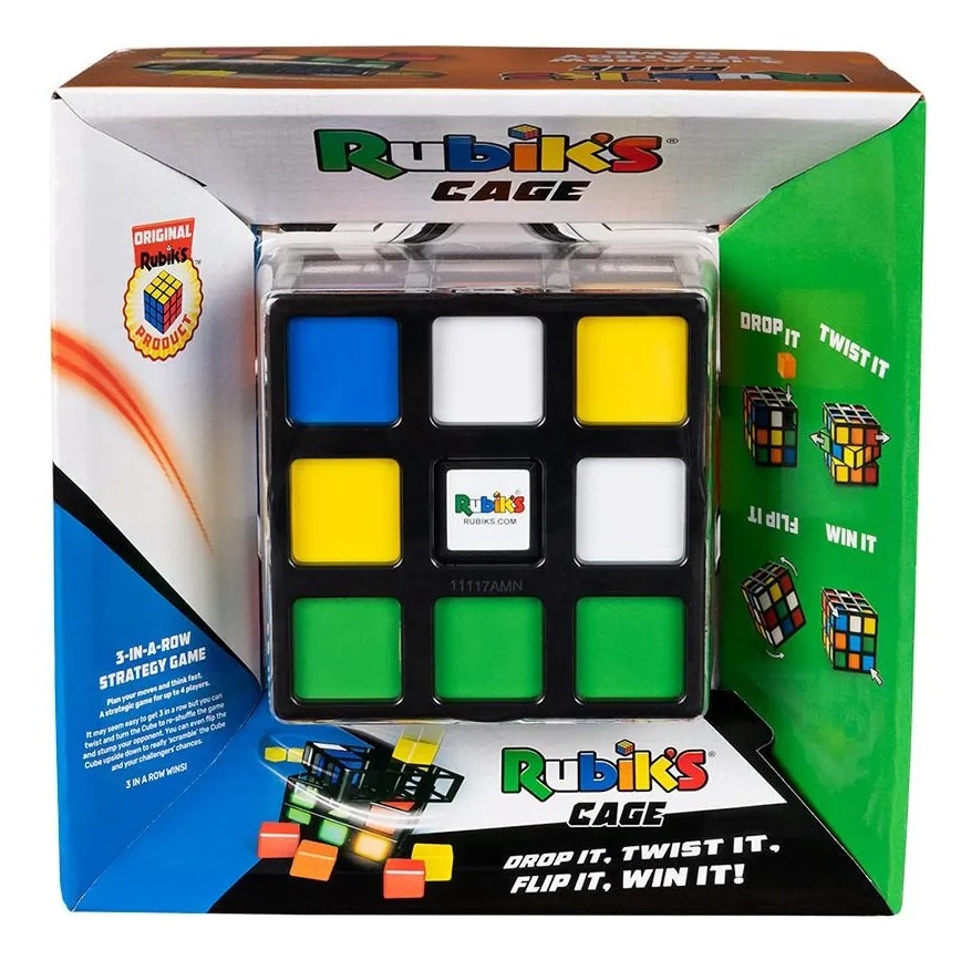 [8110917] Rubiks Cage. Juego de estrategia cubo mágico 3x3 rota y gana ha