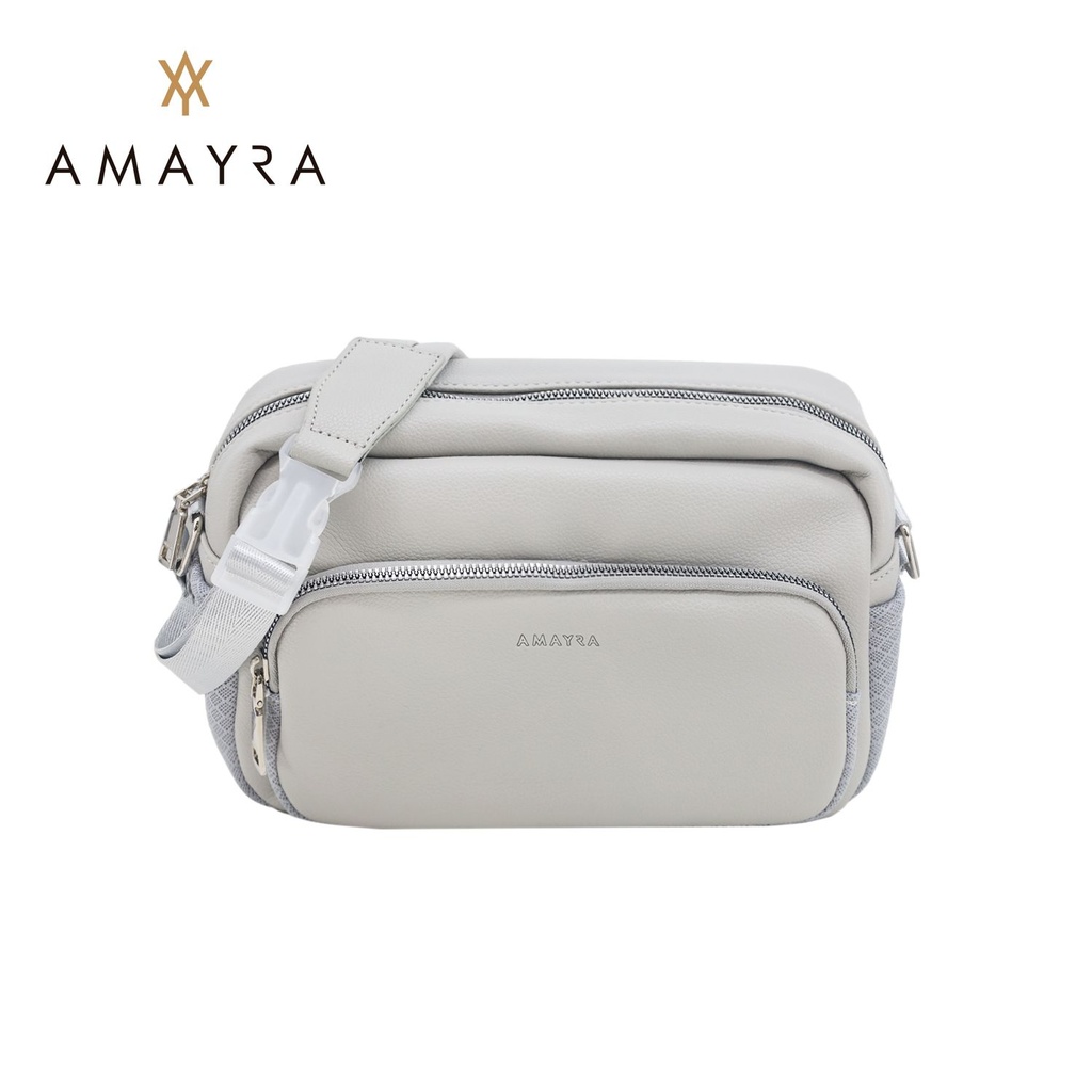 [167.8700060] MINI BAG AMAYRA GRIS CLARO