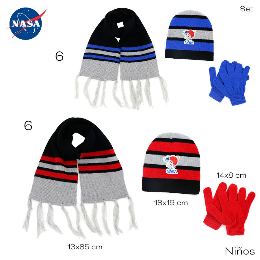 [813923B] Set Nasa x3