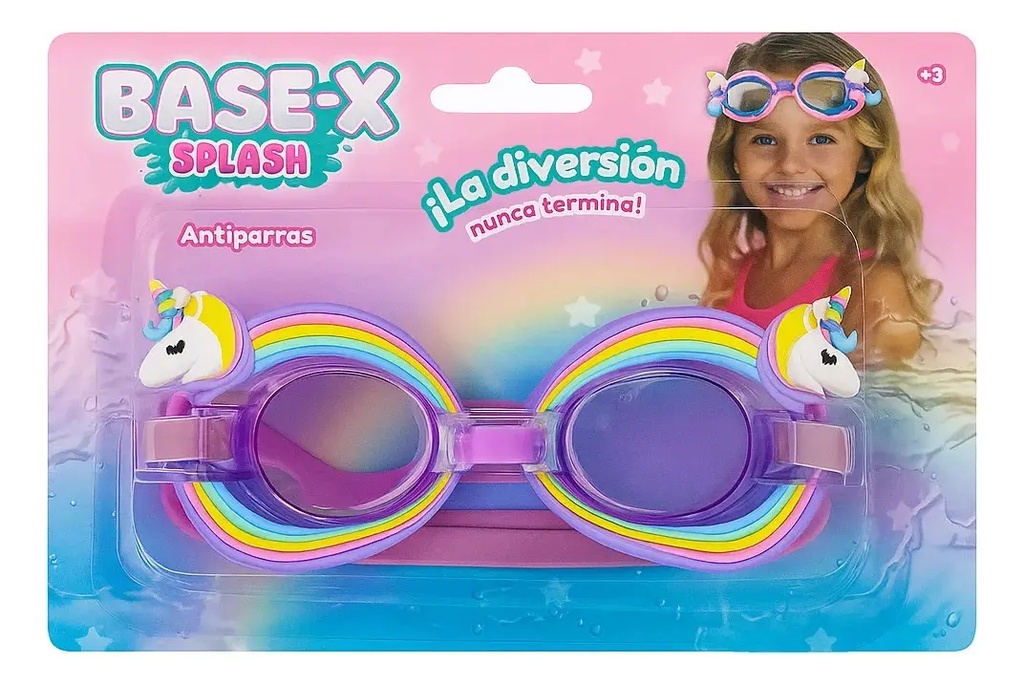 ANTIPARRAS UNICORNIO BASE X- SPLASH 19X12 CM
