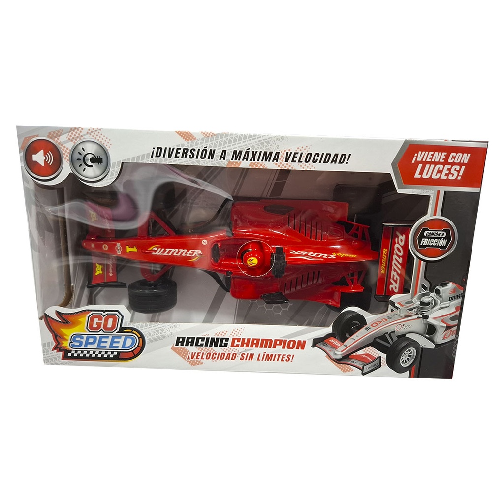 [8156897] AUTO FORMULA 1 A FRICCION CON SONIDO 29x17x8CM