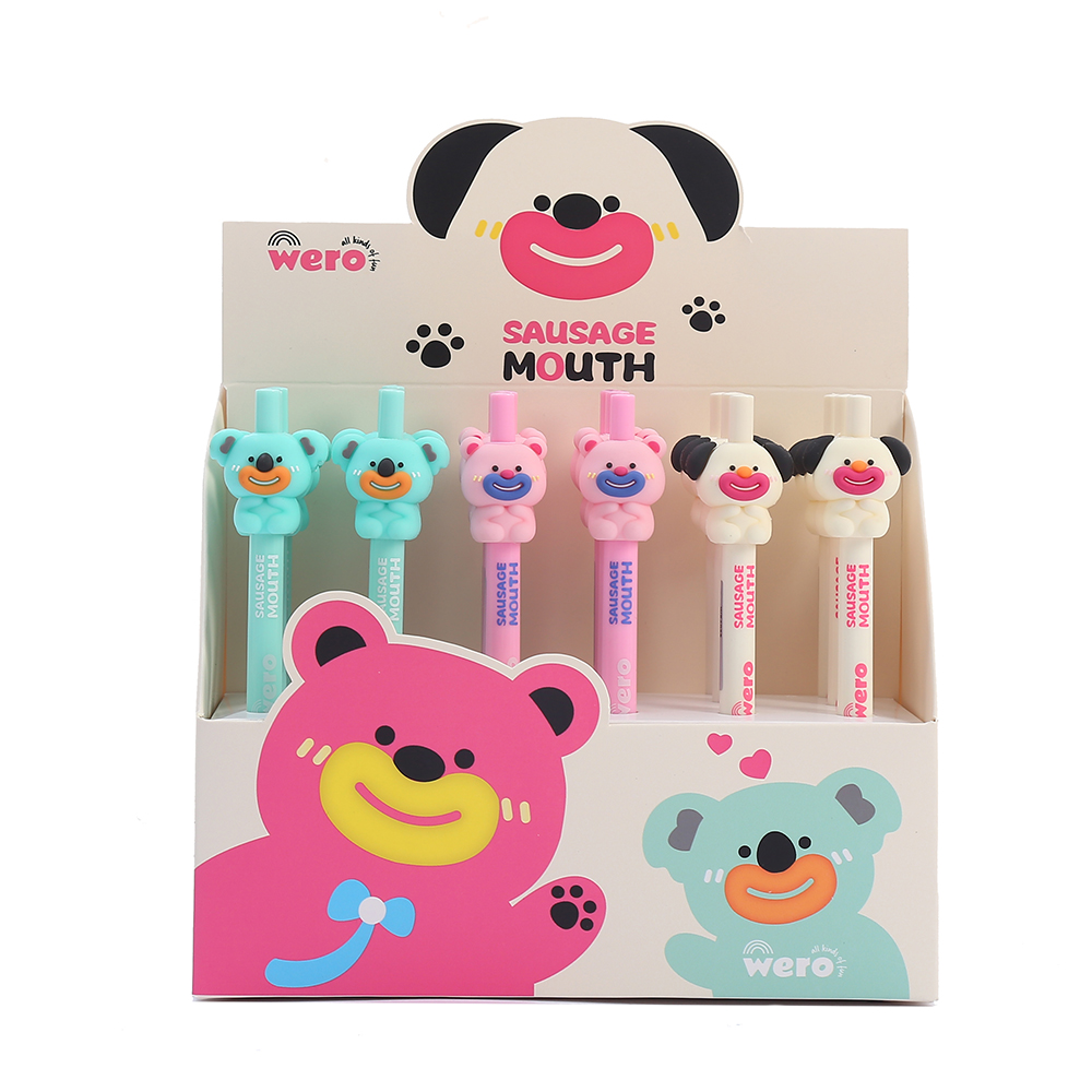 [6WE4055] BOLIGRAFO SAUSAGE MOUTH WERO