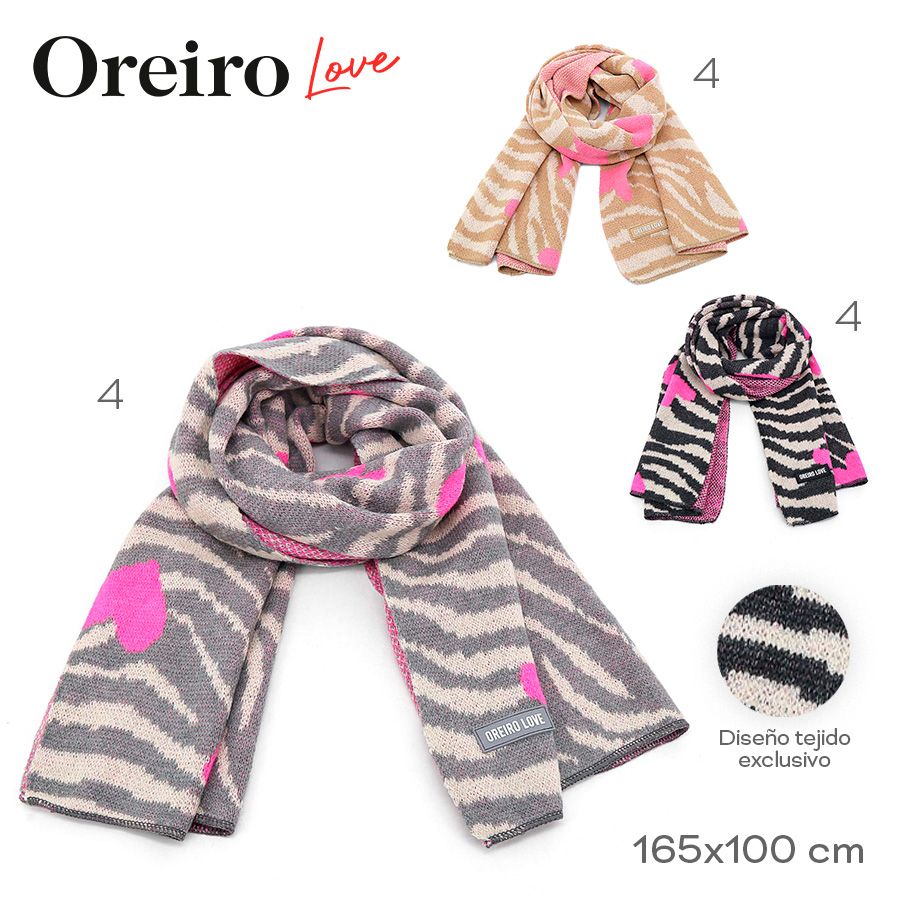 [831162] BUFANDA OREIRO LOVE