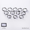 CAJA DE ANILLOS X12 TRENDY (PRECIO X CAJA)
