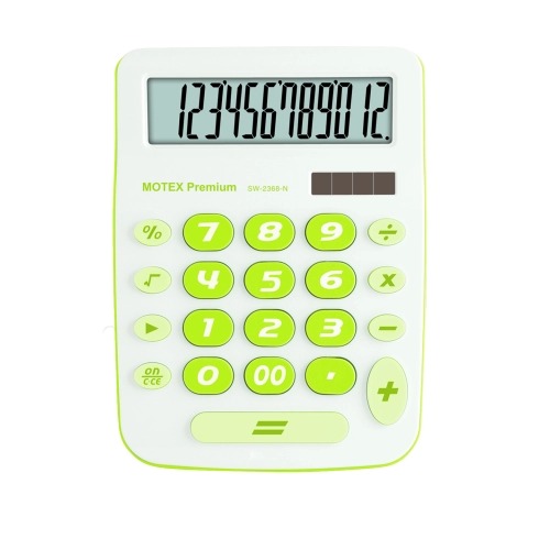 CALCULADORA PREMIUM DE ESCRITORIO SW2368 - 12 DIGITOS MOTEX