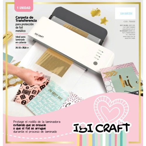 [6700430] CARPETA DE TRANSFERENCIA PARA FOIL 31x35,6 CM IBICRAFT