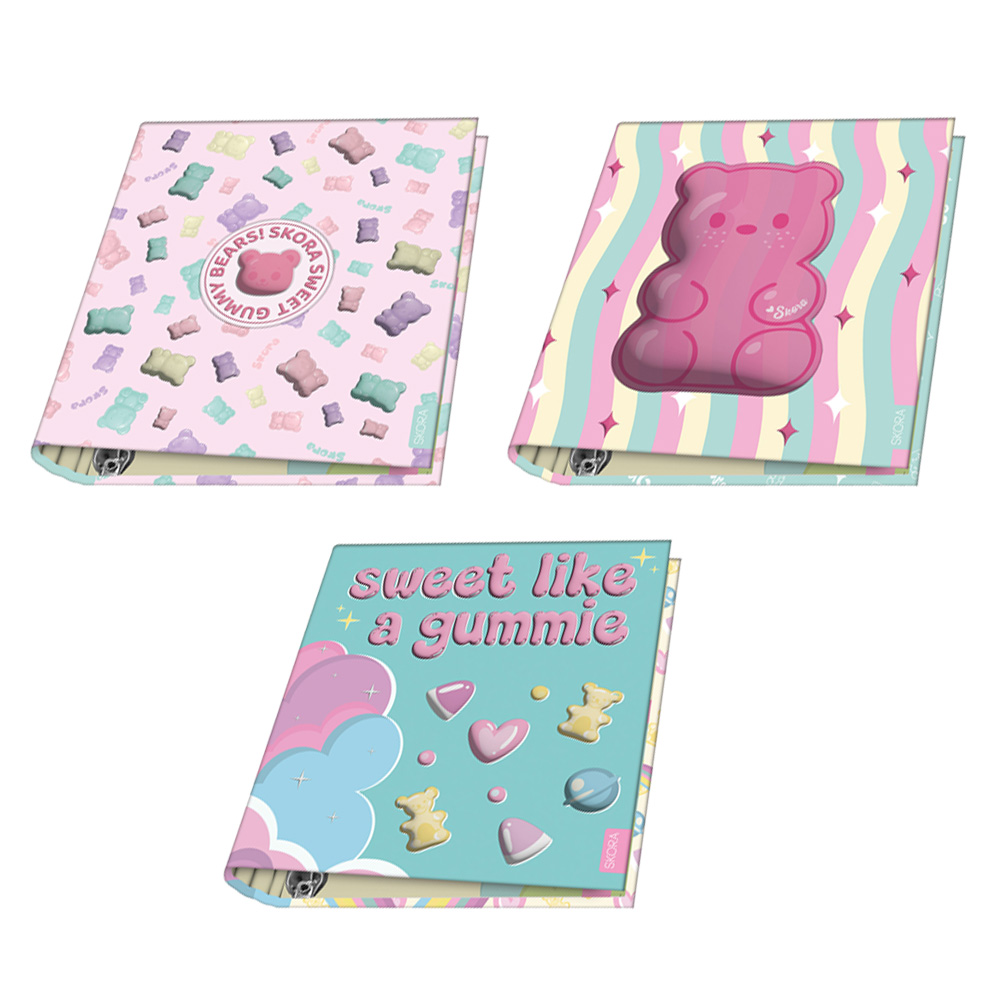 CARPETA ESCOLAR 3X40 GUMMIE SKORA