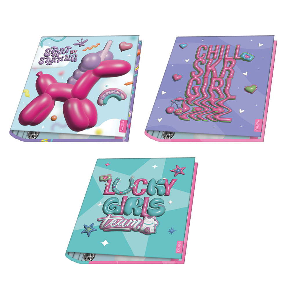 CARPETA ESCOLAR 3X40 LETTERING SKORA