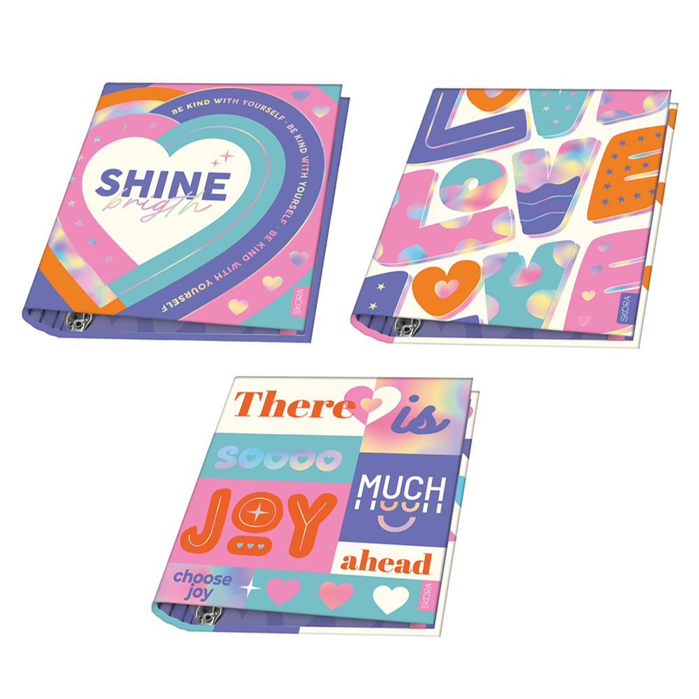 [642028] CARPETA ESCOLAR 3X40 LOVE SKORA